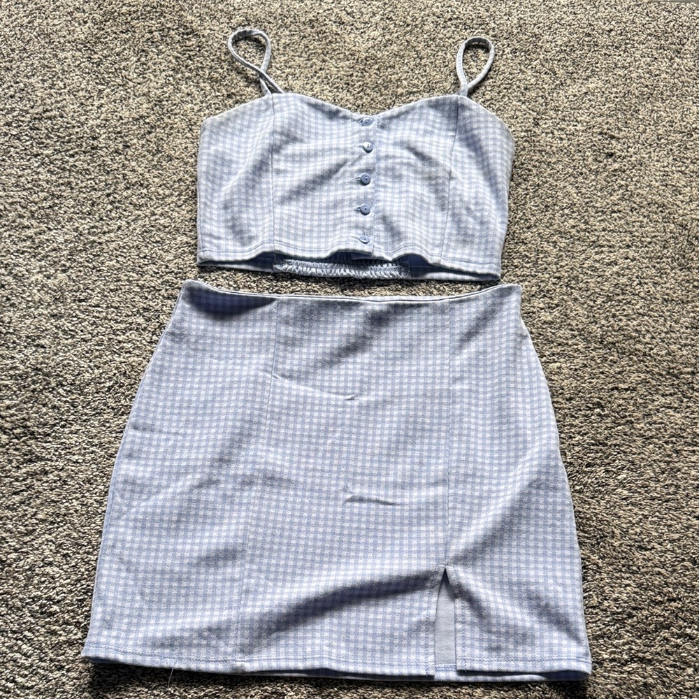 Forever 21 Light Blue 2 Piece Set